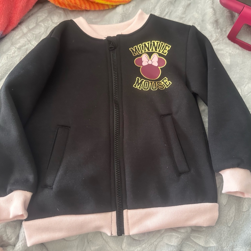 Minnie Mouse zip up sweater